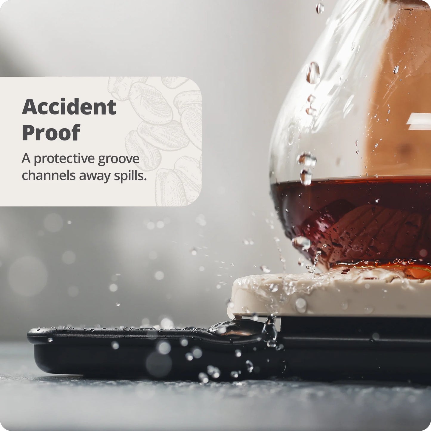 Elevate Your Brewing Game with the gG Digital Coffee Scale: Precision Measuring & Timer for Perfect Pour-Overs in Birch White - Ludovica