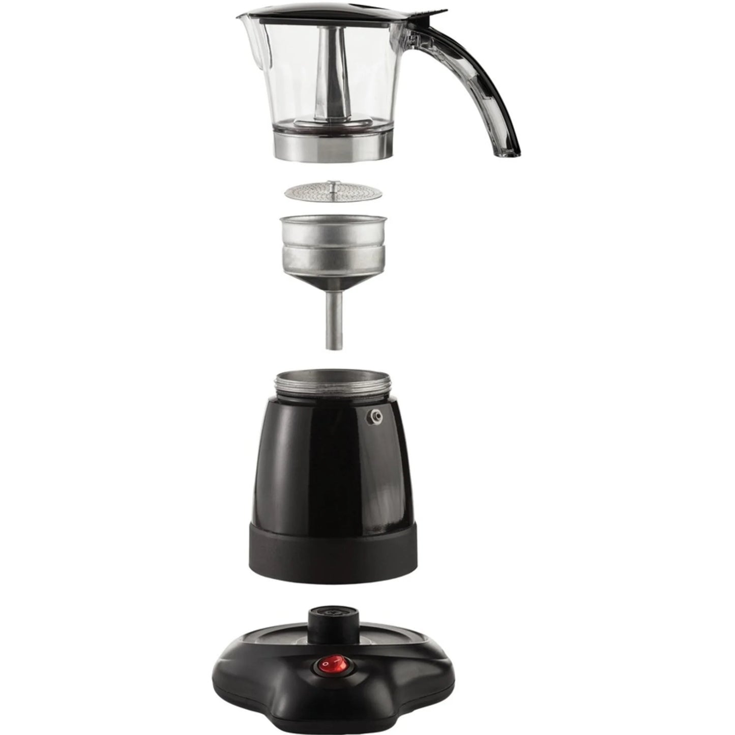 Brew Perfect Espresso at Home with the 6-Cup Black Moka Pot Espresso Machine! - Ludovica