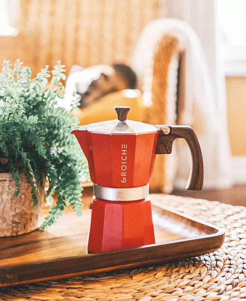 Brew Barista-Quality Espresso at Home with the Milano Stovetop Espresso Maker - 9 Cup Moka Pot - Ludovica 