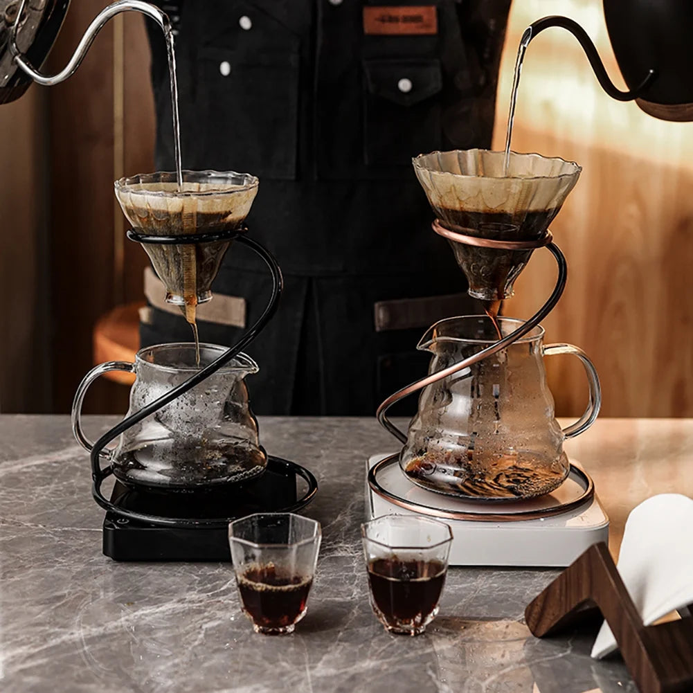 Premium Heat-Resistant Glass Pour Over Coffee Dripper