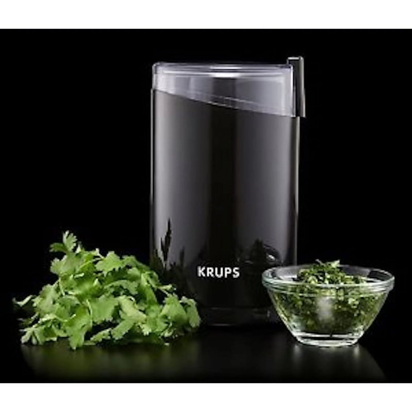 Elevate Your Coffee Experience with the Fast Touch Electric Coffee and Spice Grinder - Sleek Black Design - Ludovica 