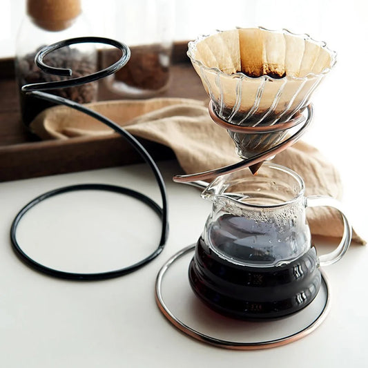 Premium Heat-Resistant Glass Pour Over Coffee Dripper