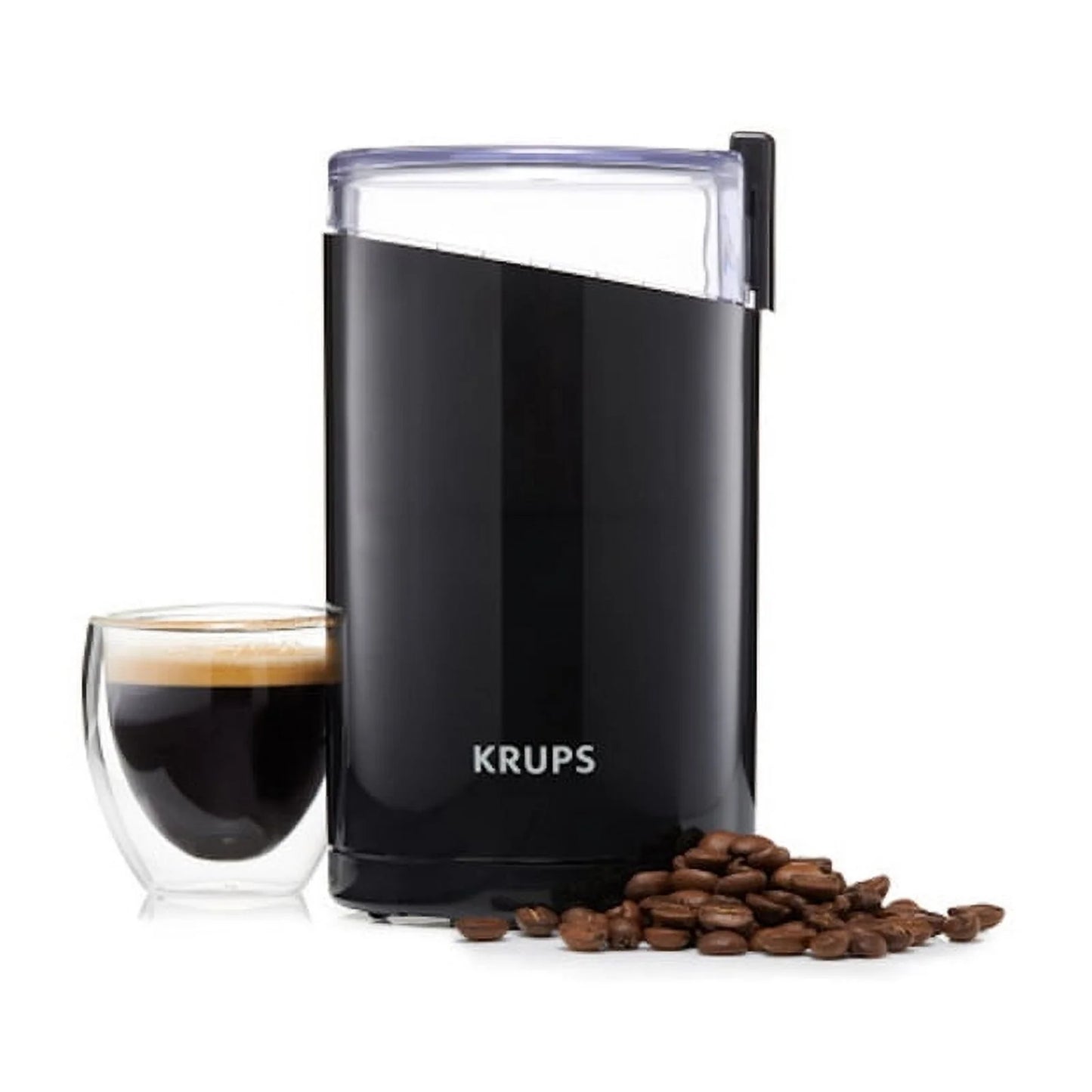Elevate Your Coffee Experience with the Fast Touch Electric Coffee and Spice Grinder - Sleek Black Design - Ludovica 